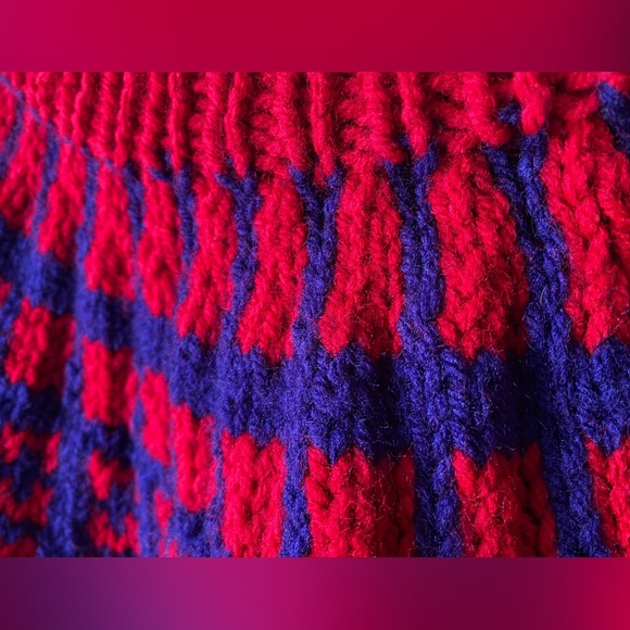 Chunky knit fairisle sweater - Picture 8 of 10